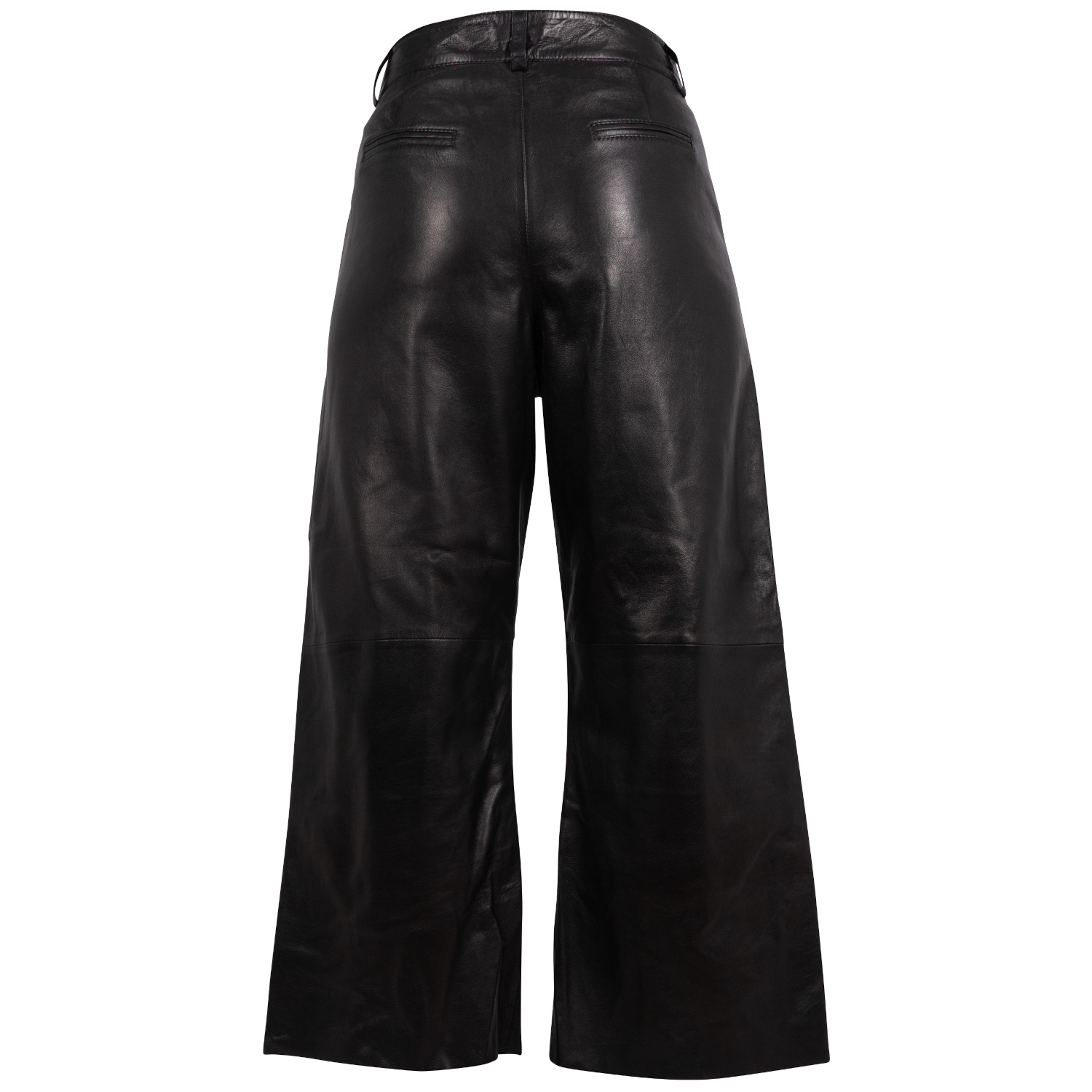 Pantaloni de Piele Dama Mauritius Negri MWTahani – Pantaloni de Piele