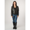 Geaca de Piele Dama Mauritius Negru Vintage MWTaisha - readytowear.ro
