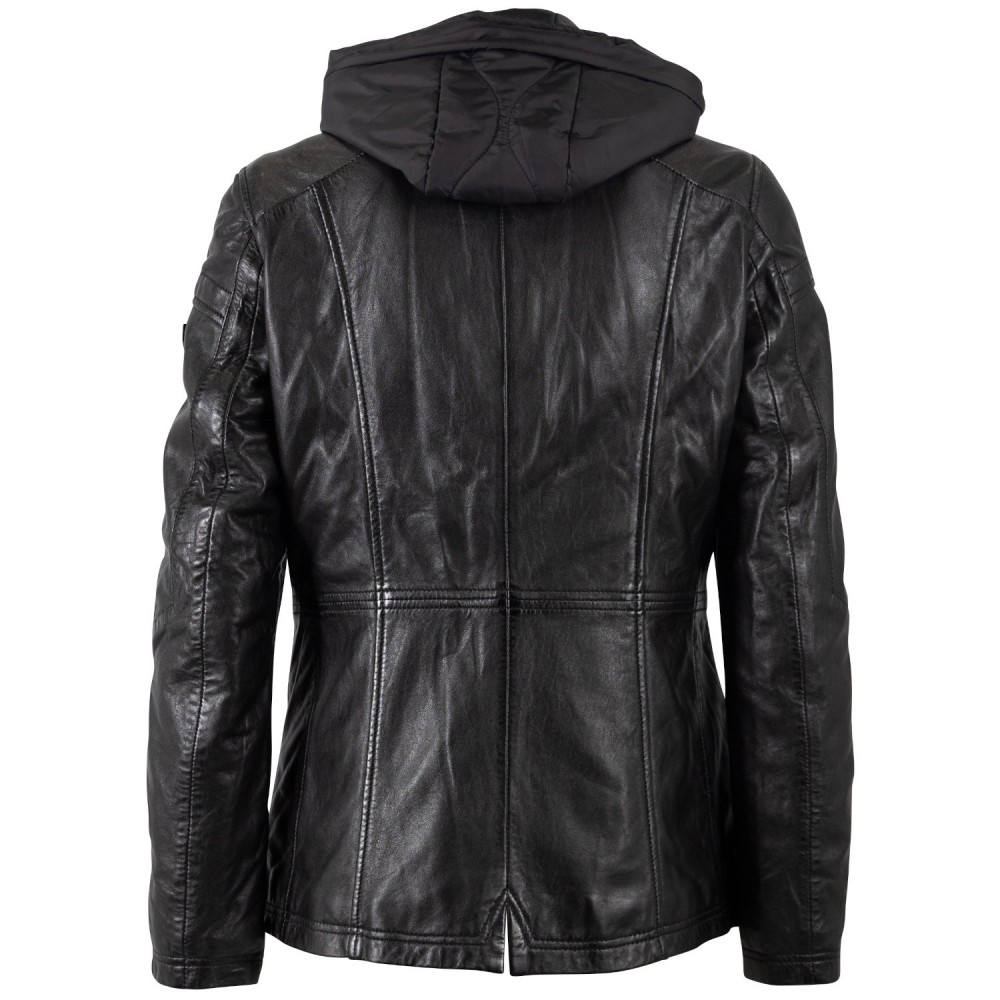 Geaca de Piele Dama Mauritius Neagra MWTaja - readytowear