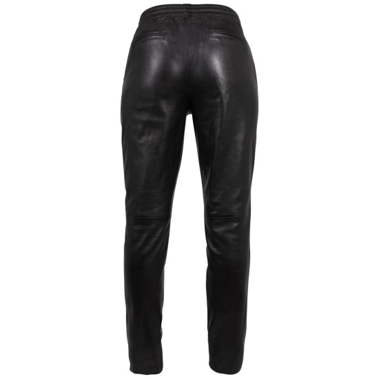 Pantaloni de Piele Dama Mauritius Negri MWTamika