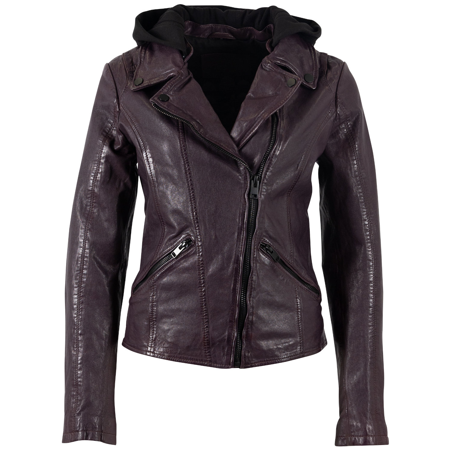 Geaca de Piele Dama Mauritius Mov Inchis MWTary – Geci de Piele Geaca de Piele Dama Mauritius Mov Inchis MWTary – Geci de Piele