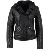 Geaca de Piele Dama Mauritius Neagra MWTary