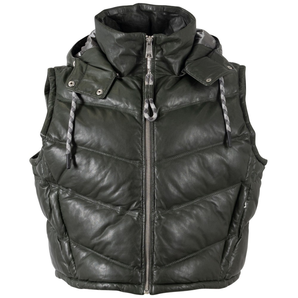 Vesta de Piele Dama Mauritius Olive MWValla