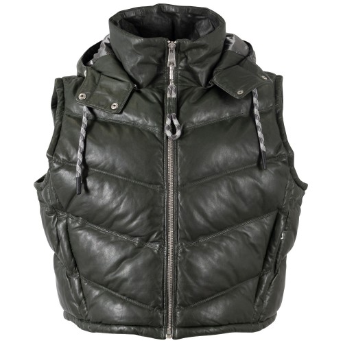 Vesta de Piele Dama Mauritius Olive MWValla