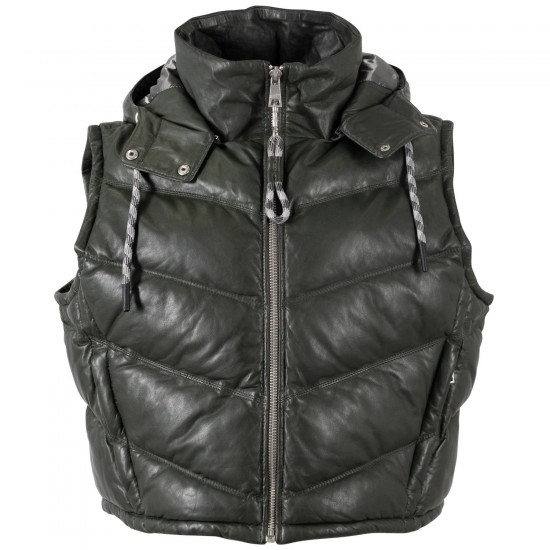 Vesta de Piele Dama Mauritius Olive MWValla