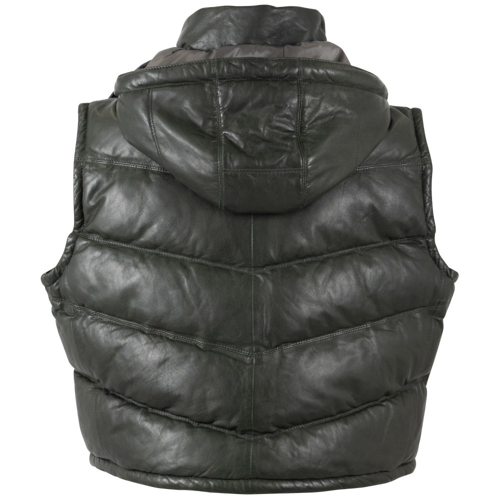 Vesta de Piele Dama Mauritius Olive MWValla