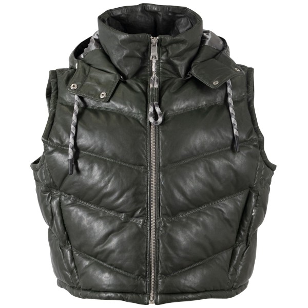 Vesta de Piele Dama Mauritius Olive MWValla