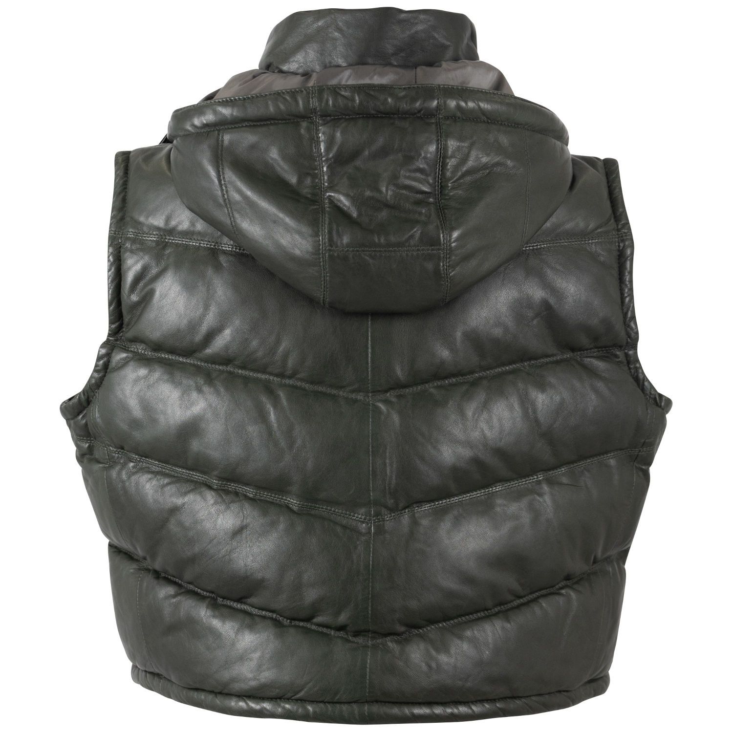 Vesta de Piele Dama Mauritius Olive MWValla – Veste de Piele