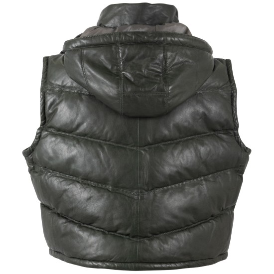 Vesta de Piele Dama Mauritius Olive MWValla Vesta de Piele Dama Mauritius Olive MWValla