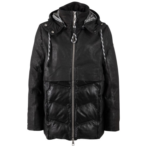 Geaca de Piele Dama Mauritius Antracit Inchis MWVlinda