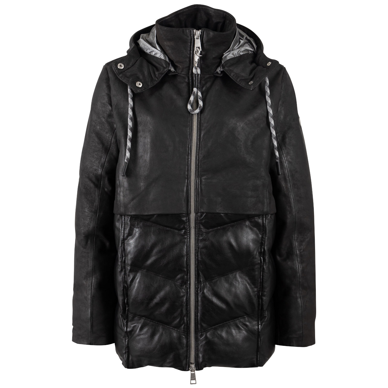 Geaca de Iarna din Piele Dama Mauritius Antracit Inchis MWVlinda – Geci de Iarna Geaca de Iarna din Piele Dama Mauritius Antracit Inchis MWVlinda – Geci de Iarna