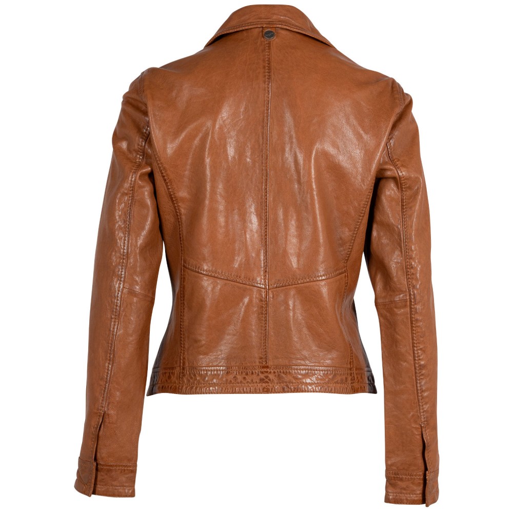 Geaca de Piele Dama Mauritius Coniac MWWalli - readytowear