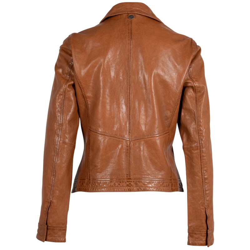 Geaca de Piele Dama Mauritius Coniac MWWalli – Geci de Piele