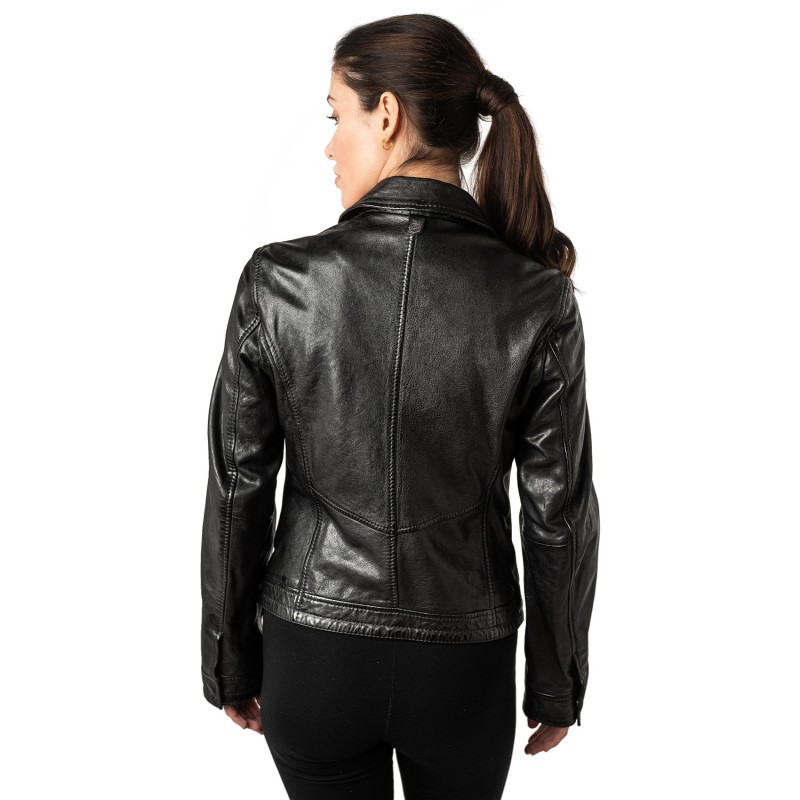 Geaca de Piele Dama Mauritius Neagra MWWalli – Geci de Piele Geaca de Piele Dama Mauritius Neagra MWWalli – Geci de Piele