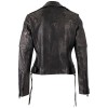 Geaca de Piele Dama Mauritius Negru/Auriu MWWona