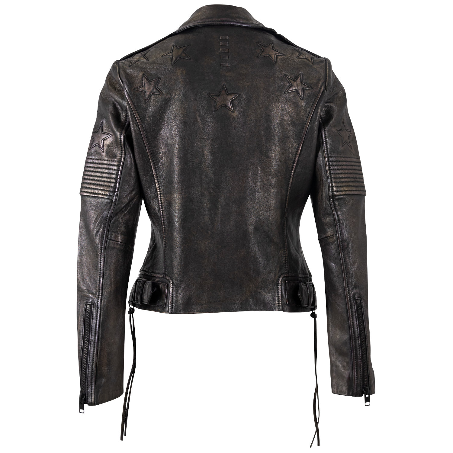 Geaca de Piele Dama Mauritius Negru/Auriu MWWona – Geci de Piele Geaca de Piele Dama Mauritius Negru/Auriu MWWona – Geci de Piele