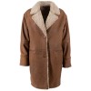 Geaca Lunga de Piele Dama Mauritius Camel MWXofia