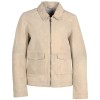 Geaca de Piele Dama Mauritius Alb Ivoriu MWYaima - readytowear.ro