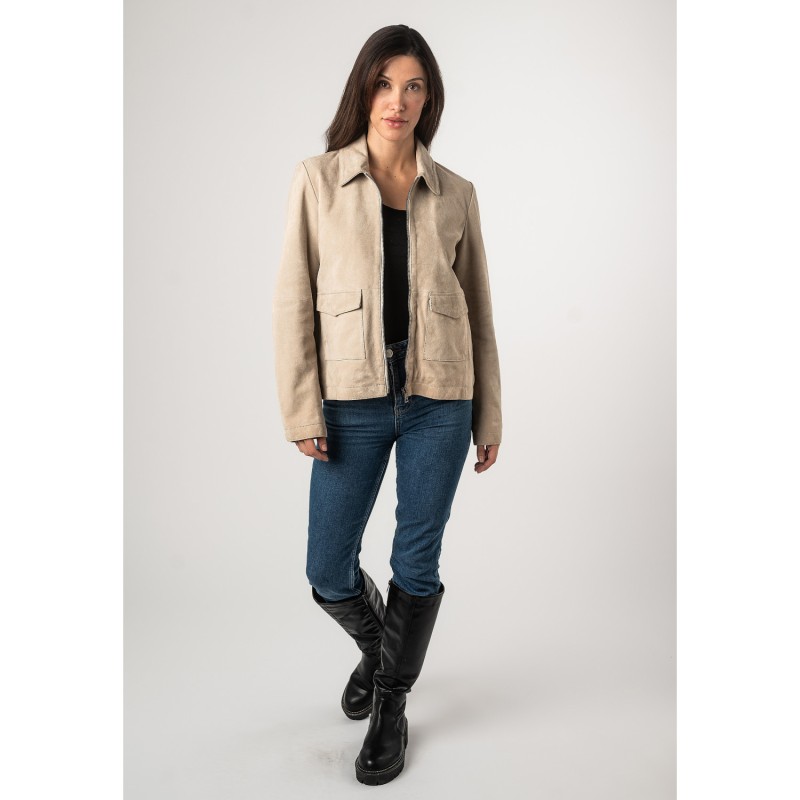 Geaca de Piele Dama Mauritius Alb Ivoriu MWYaima – Geci de Piele Geaca de Piele Dama Mauritius Alb Ivoriu MWYaima – Geci de Piele