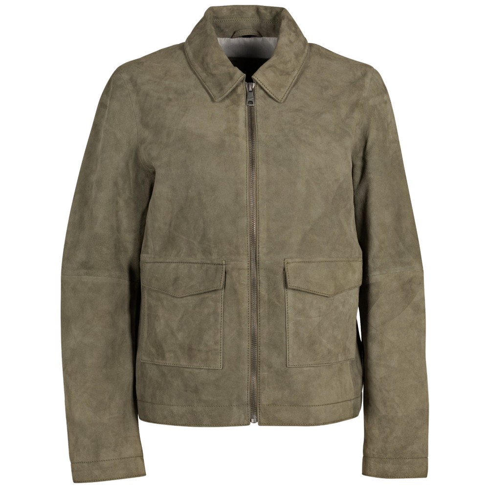 Geaca de Piele Dama Mauritius Verde Deschis MWYaima - readytowear