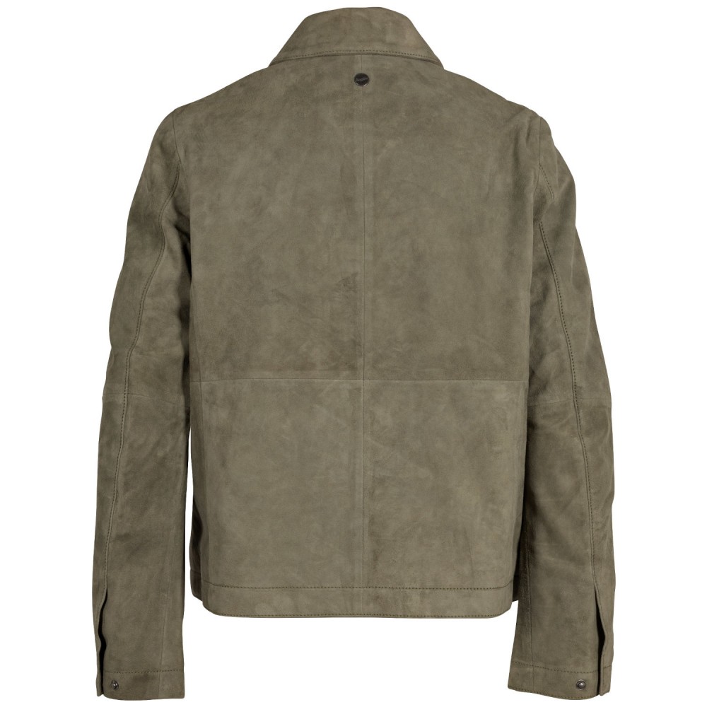 Geaca de Piele Dama Mauritius Verde Deschis MWYaima - readytowear