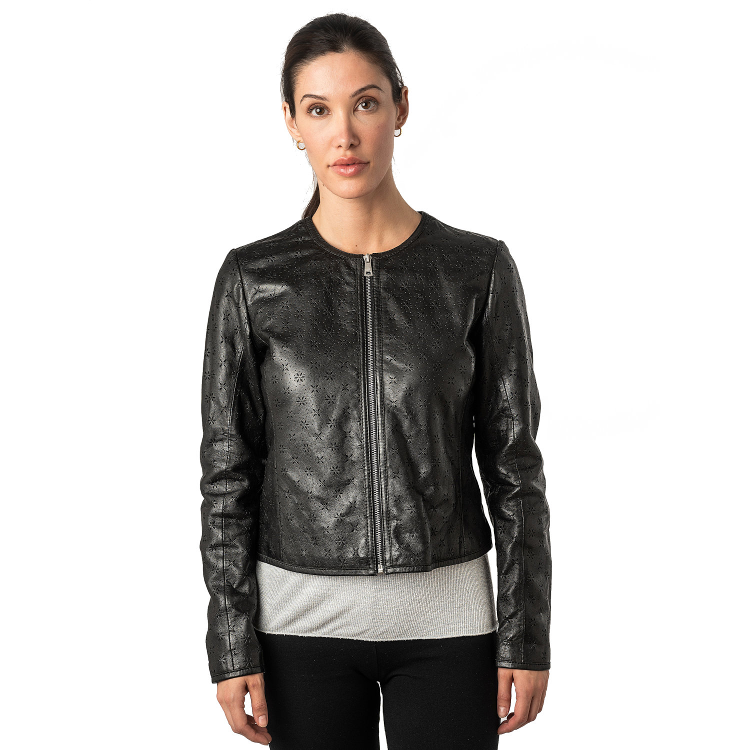 Geaca de Piele Dama Mauritius Neagra MWYalou – Geci de Piele Geaca de Piele Dama Mauritius Neagra MWYalou – Geci de Piele