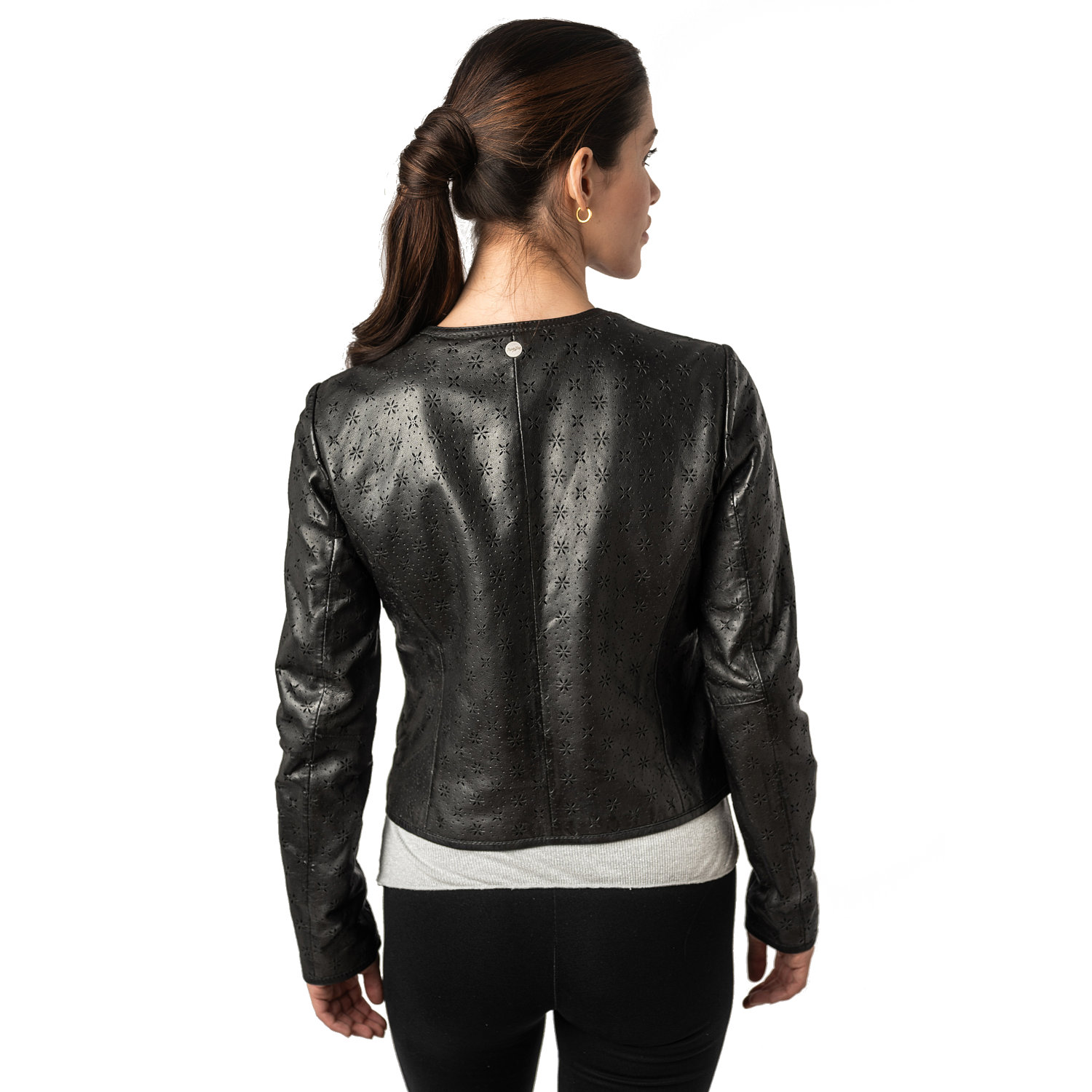 Geaca de Piele Dama Mauritius Neagra MWYalou – Geci de Piele Geaca de Piele Dama Mauritius Neagra MWYalou – Geci de Piele