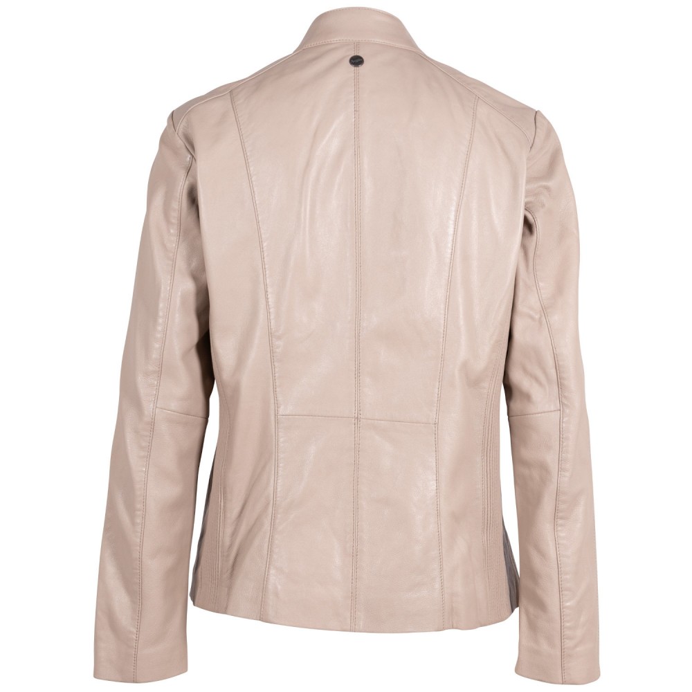 Geaca de Piele Dama Mauritius Bej MWYaria - readytowear