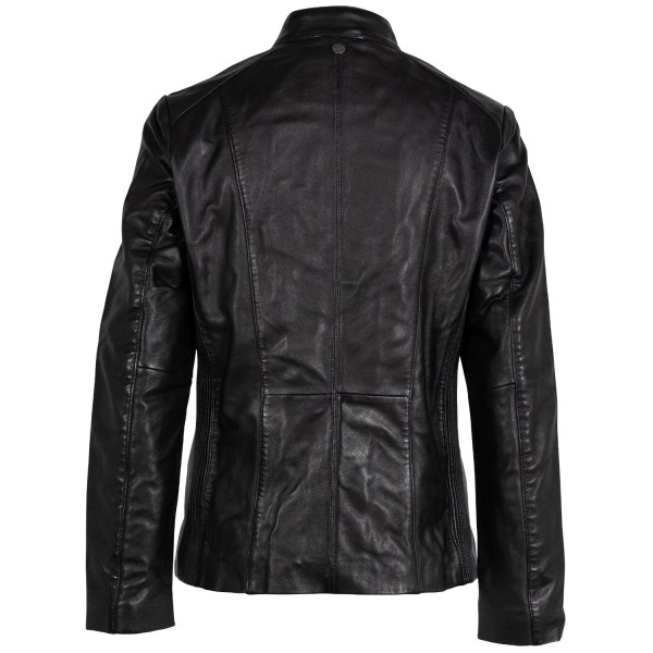 Geaca de Piele Dama Mauritius Neagra MWYaria