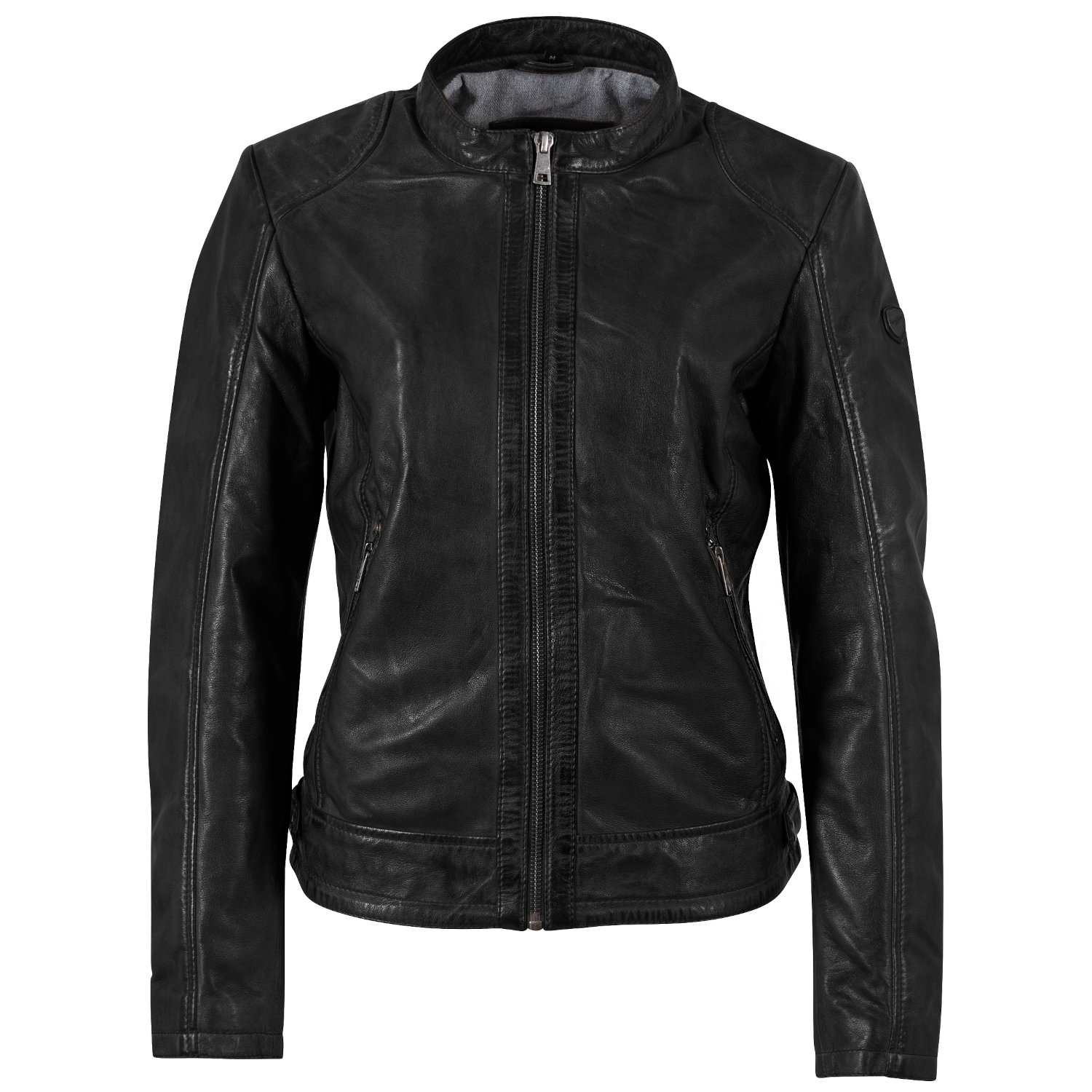 Geaca de Piele Dama Mauritius Neagra MWYouvie – Geci de Piele