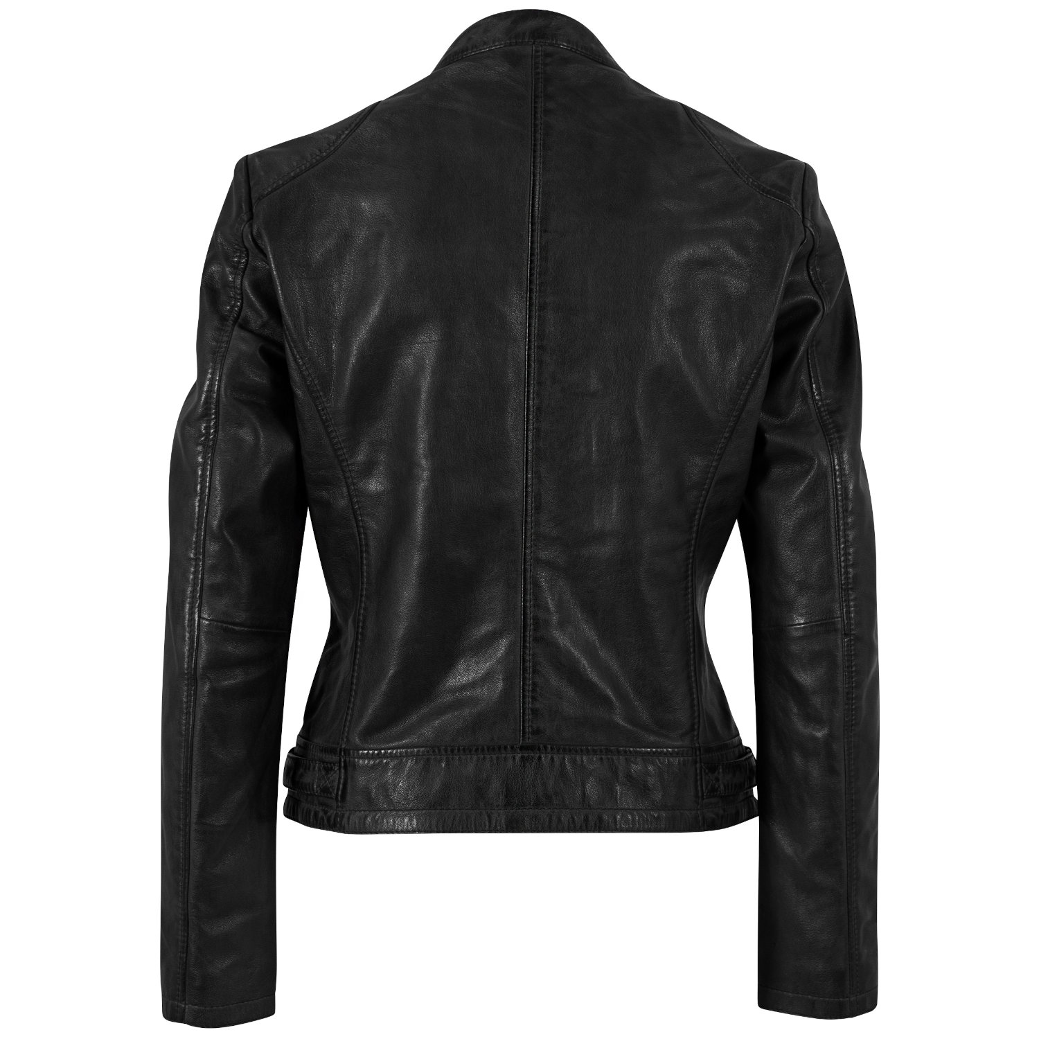 Geaca de Piele Dama Mauritius Neagra MWYouvie – Geci de Piele