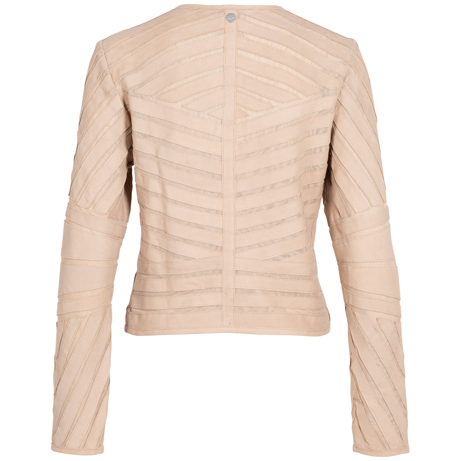 Geaca de Piele Dama Mauritius Bej MWYva – Geci de Piele