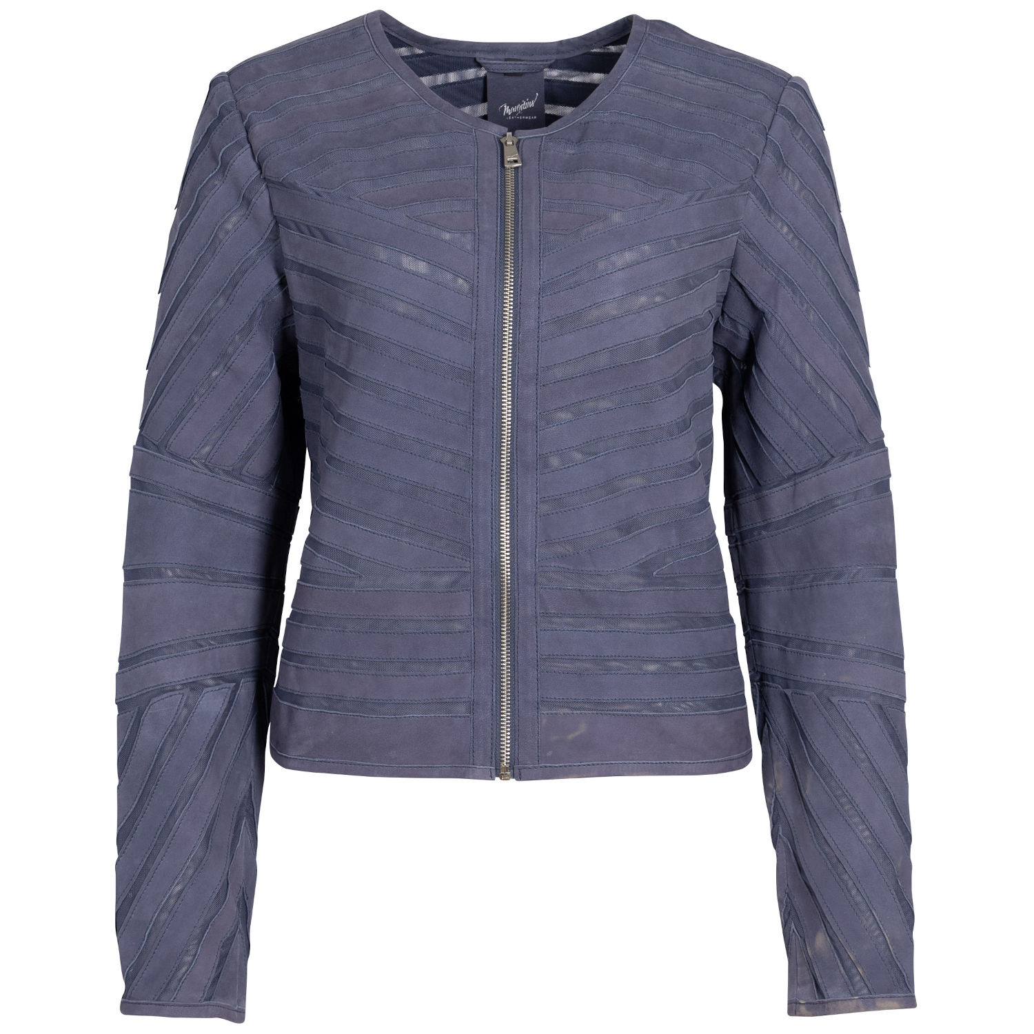 Geaca de Piele Dama Mauritius Bleumarin MWYva – Geci de Piele