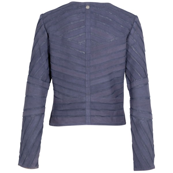 Geaca de Piele Dama Mauritius Bleumarin MWYva