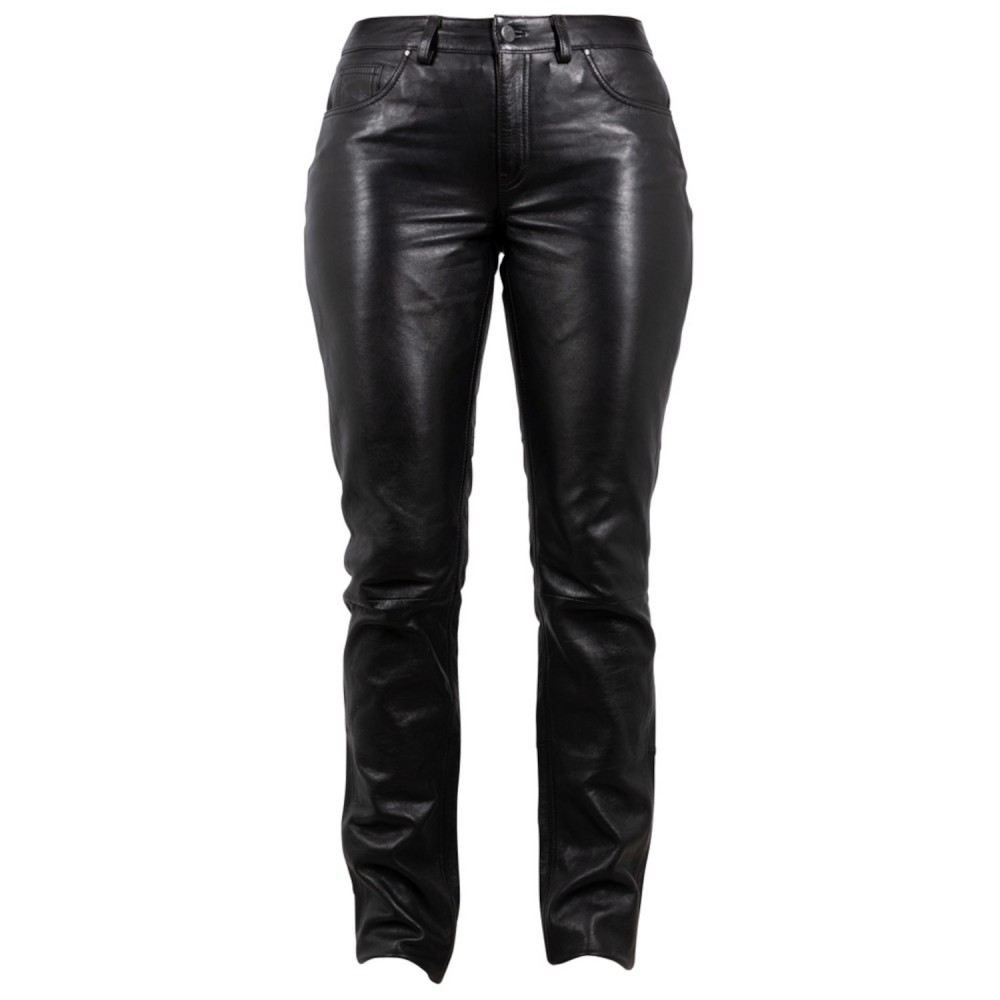 Pantaloni de Piele Dama Mauritius Negri MWZazoe