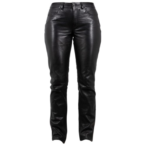 Pantaloni de Piele Dama Mauritius Negri MWZazoe