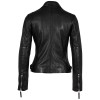 Geaca de Piele Dama Mauritius Neagra PGG – Biker Best Seller
