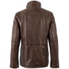 Geacă de Piele Bărbați Deercraft DMRyanhold Maro Închis Geacă de piele maro închis pentru bărbați Deercraft DMRyanhold stil field jacket cu patru buzunare