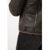Geacă de Iarnă Îmblănită din Piele pentru Bărbați Mauritius MMArcticon Vintage Maro