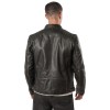 Mauritius MMZeplyn - Geacă de Piele Bărbați Negru Antic Regular Fit Stil Biker Geacă de piele bărbați Mauritius MMZeplyn Negru Antic cu finisaj vintage și detalii matlasate