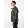 Mauritius MMZeplyn - Geacă de Piele Bărbați Negru Antic Regular Fit Stil Biker Geacă de piele bărbați Mauritius MMZeplyn Negru Antic cu finisaj vintage și detalii matlasate
