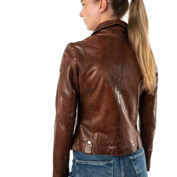Geaca de Piele Dama Mauritius Coniac MWFarah Geaca de Piele Dama Mauritius Coniac MWFarah