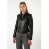 Mauritius MWNova - Geacă de Piele Damă Neagră Slim Fit Geacă de Piele Damă Mauritius Neagră MWNova Slim Fit