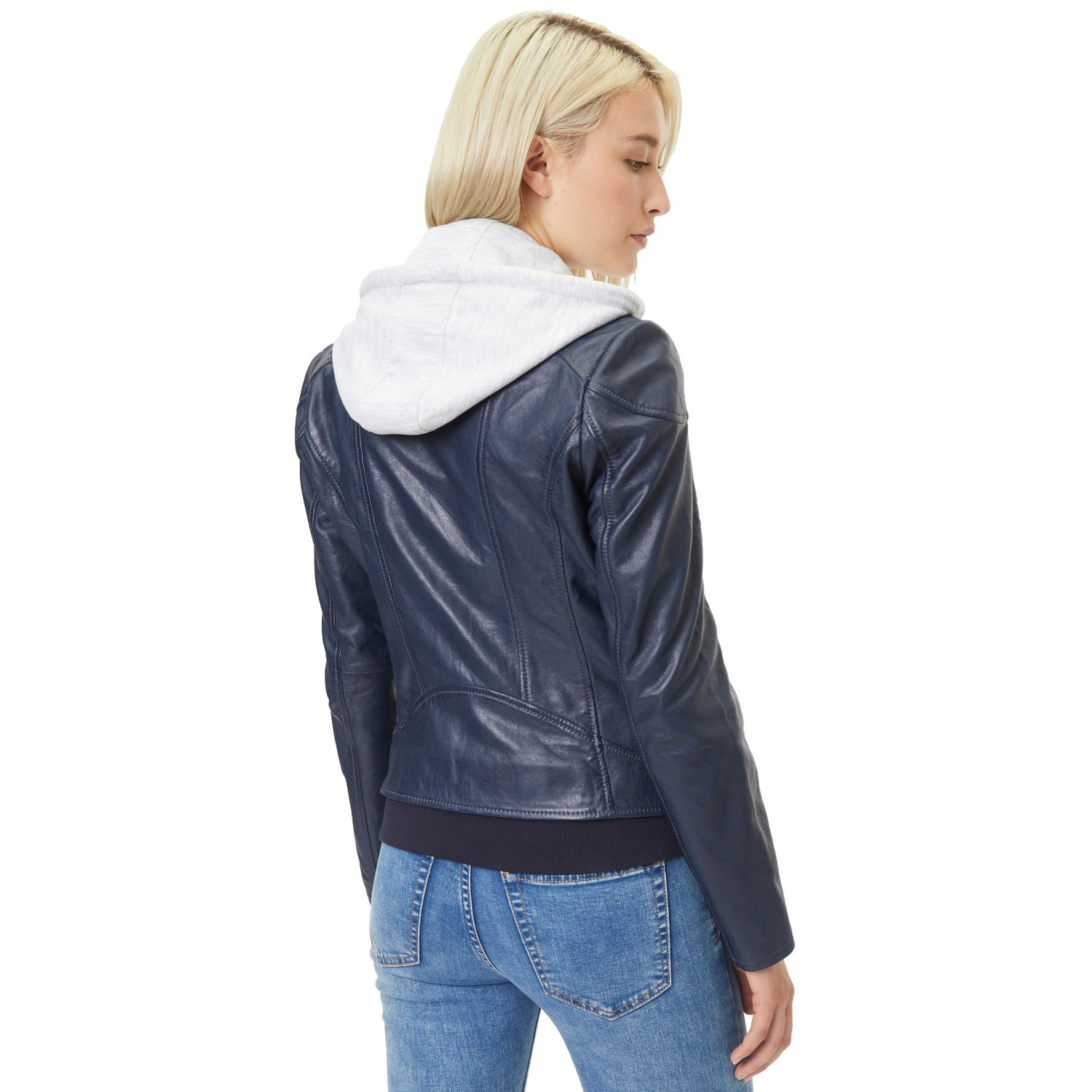 Geaca de Piele Dama Gipsy Bleumarin April – Black Friday Geaca de Piele Dama Gipsy Bleumarin April – Black Friday