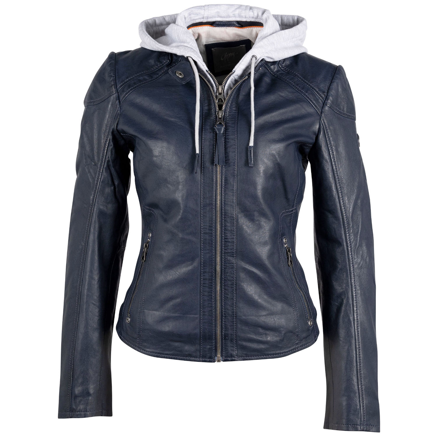 Geaca de Piele Dama Gipsy Bleumarin April – Black Friday Geaca de Piele Dama Gipsy Bleumarin April – Black Friday