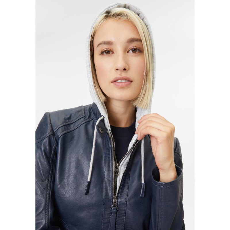 Geaca de Piele Dama Gipsy Bleumarin April – Geci de Piele Geaca de Piele Dama Gipsy Bleumarin April – Geci de Piele