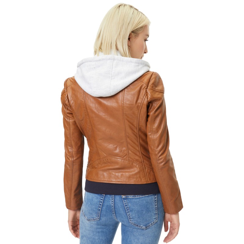 Geaca de Piele Dama Gipsy Coniac April – Geci de Piele Geaca de Piele Dama Gipsy Coniac April – Geci de Piele