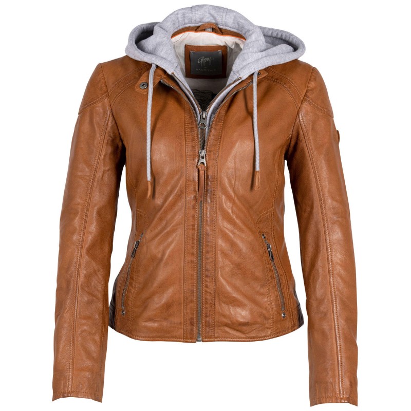 Geaca de Piele Dama Gipsy Coniac April – Geci de Piele Geaca de Piele Dama Gipsy Coniac April – Geci de Piele