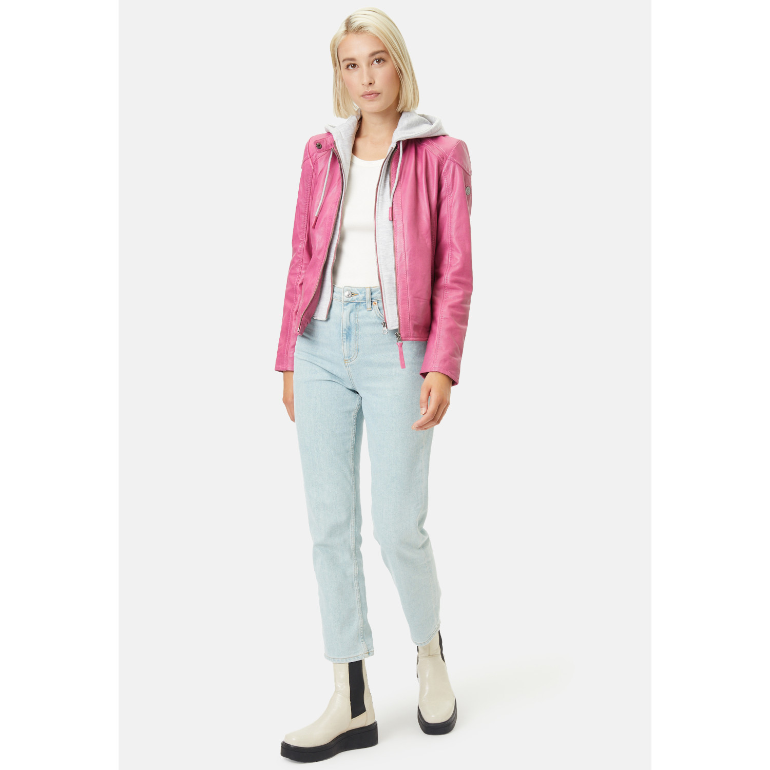 Geaca de Piele Dama Gipsy Roz April – Geci de Piele Geaca de Piele Dama Gipsy Roz April – Geci de Piele