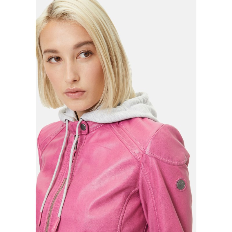 Geaca de Piele Dama Gipsy Roz April – Geci de Piele